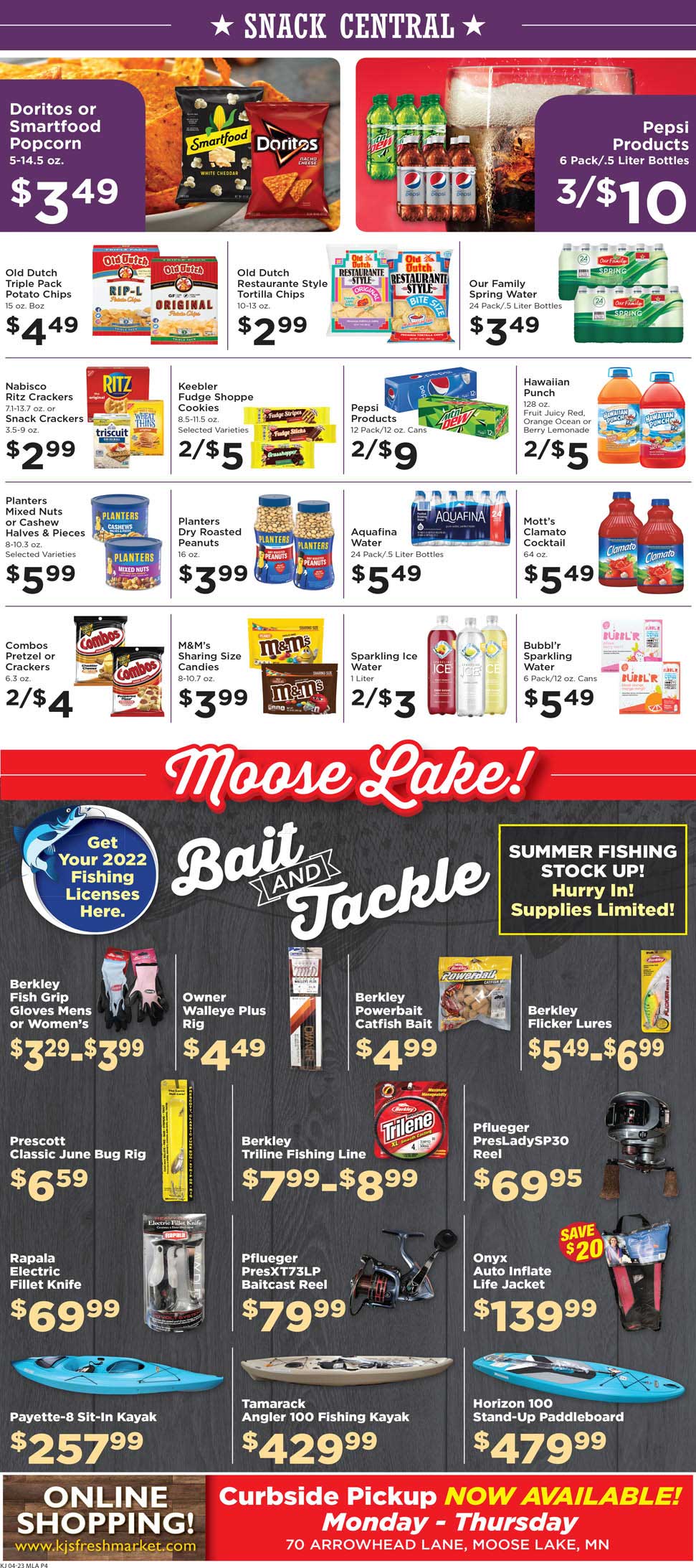 KJ's Fresh Market Moose Lake Weekly Ad