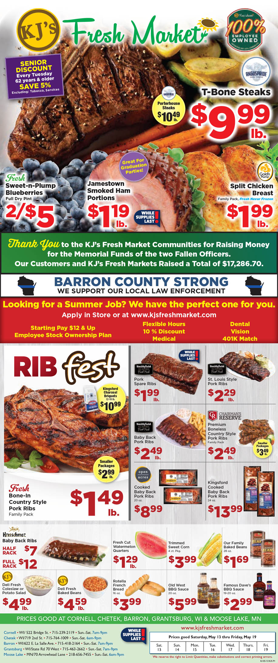 KJ's Fresh Market Cornell Weekly Ad