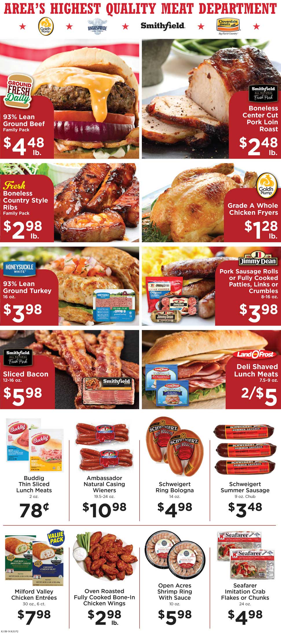 KJ's Fresh Market Moose Lake Weekly Ad