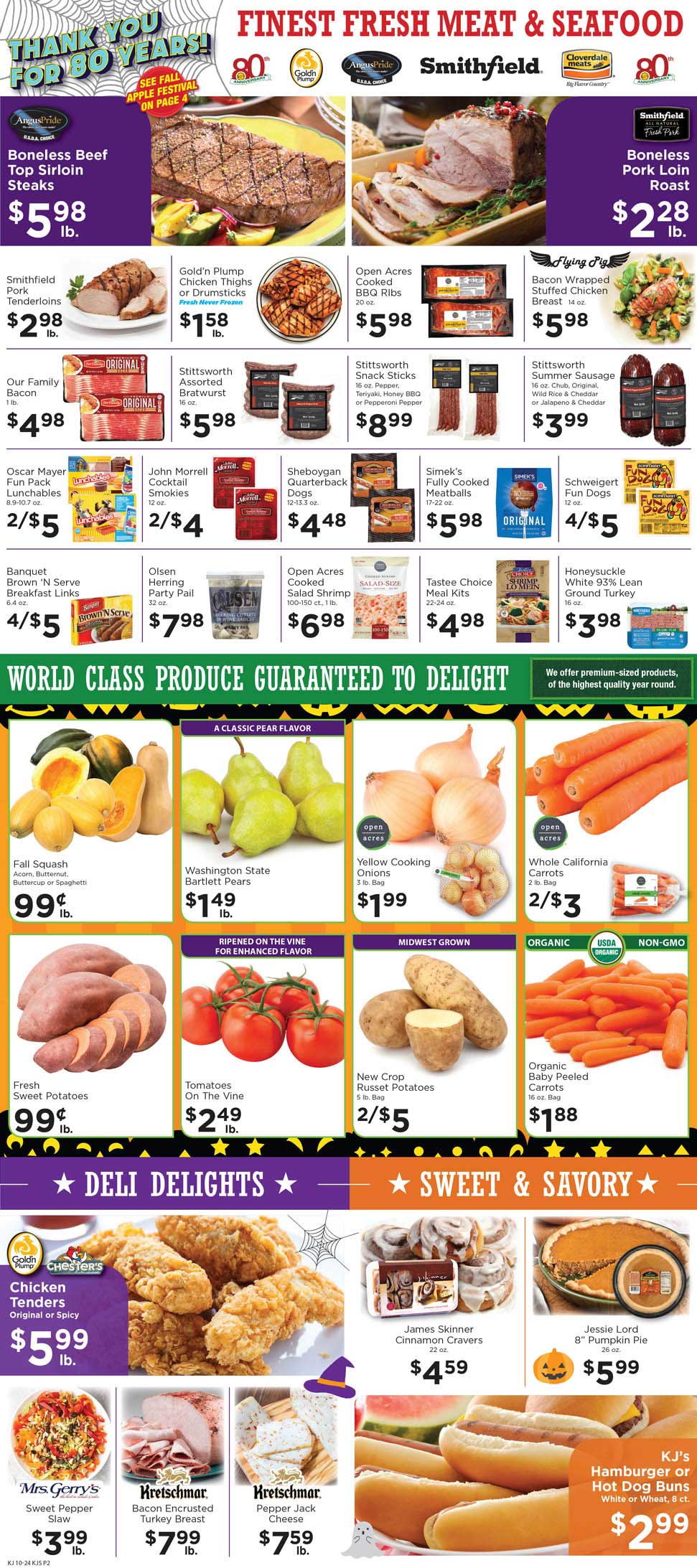 KJ's Fresh Market Cornell Weekly Ad