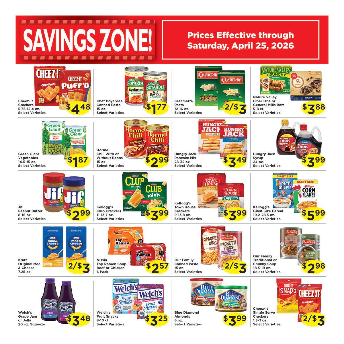 Savings Zone Page 1