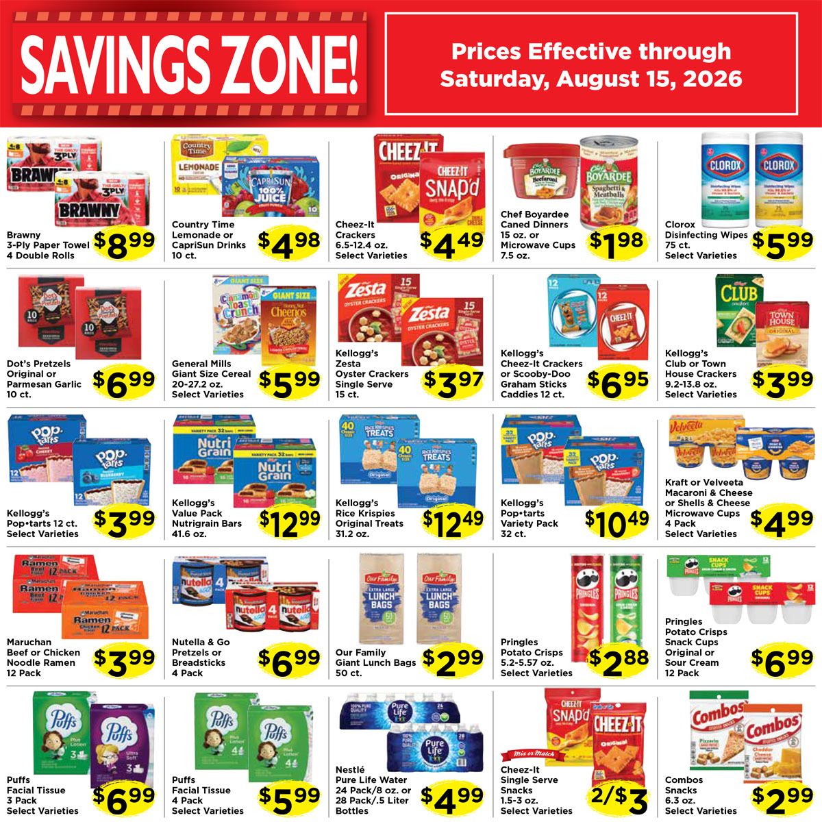 Savings Zone Page 1