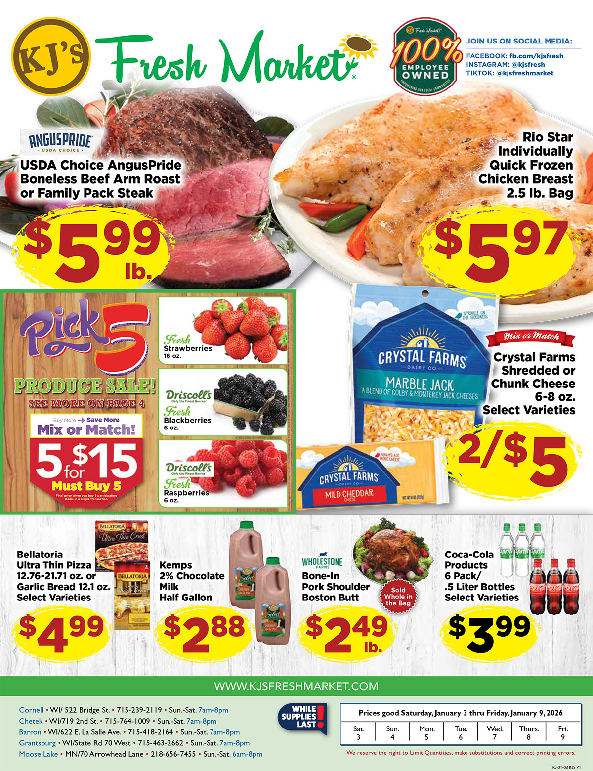 Weekly Ad Page 1