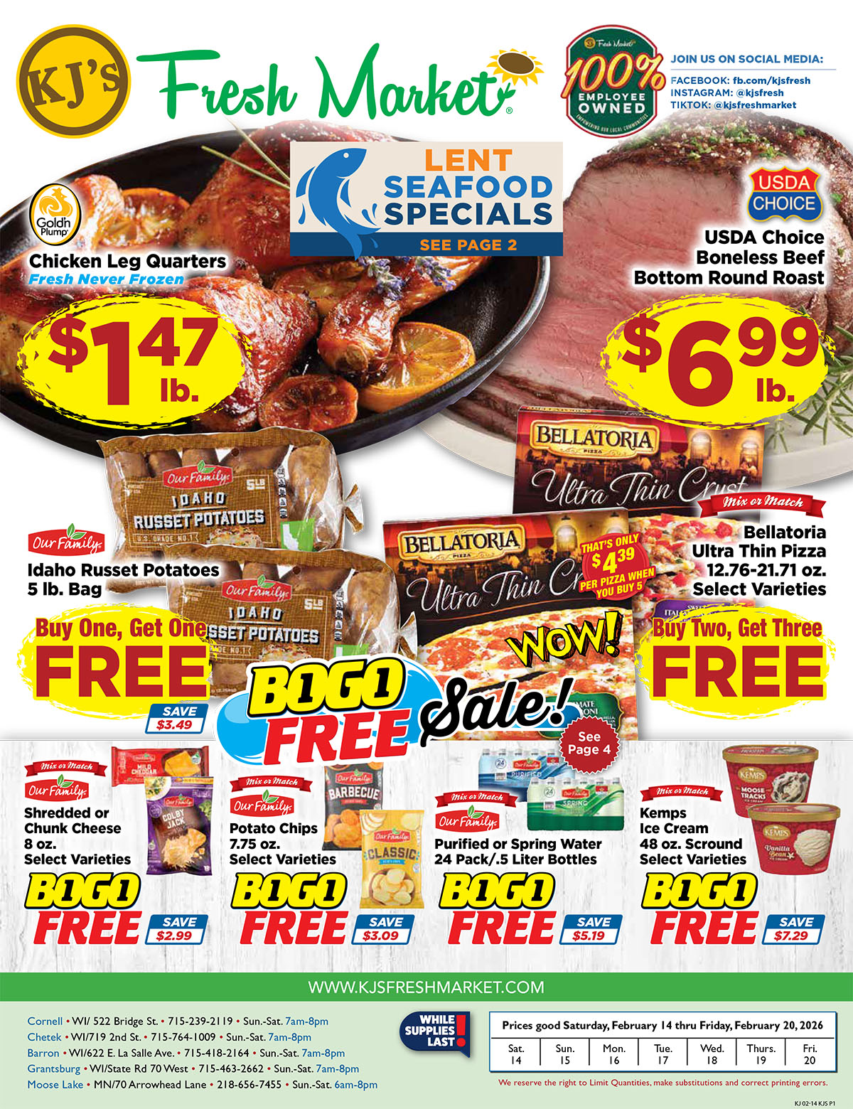 Weekly Ad Page 1