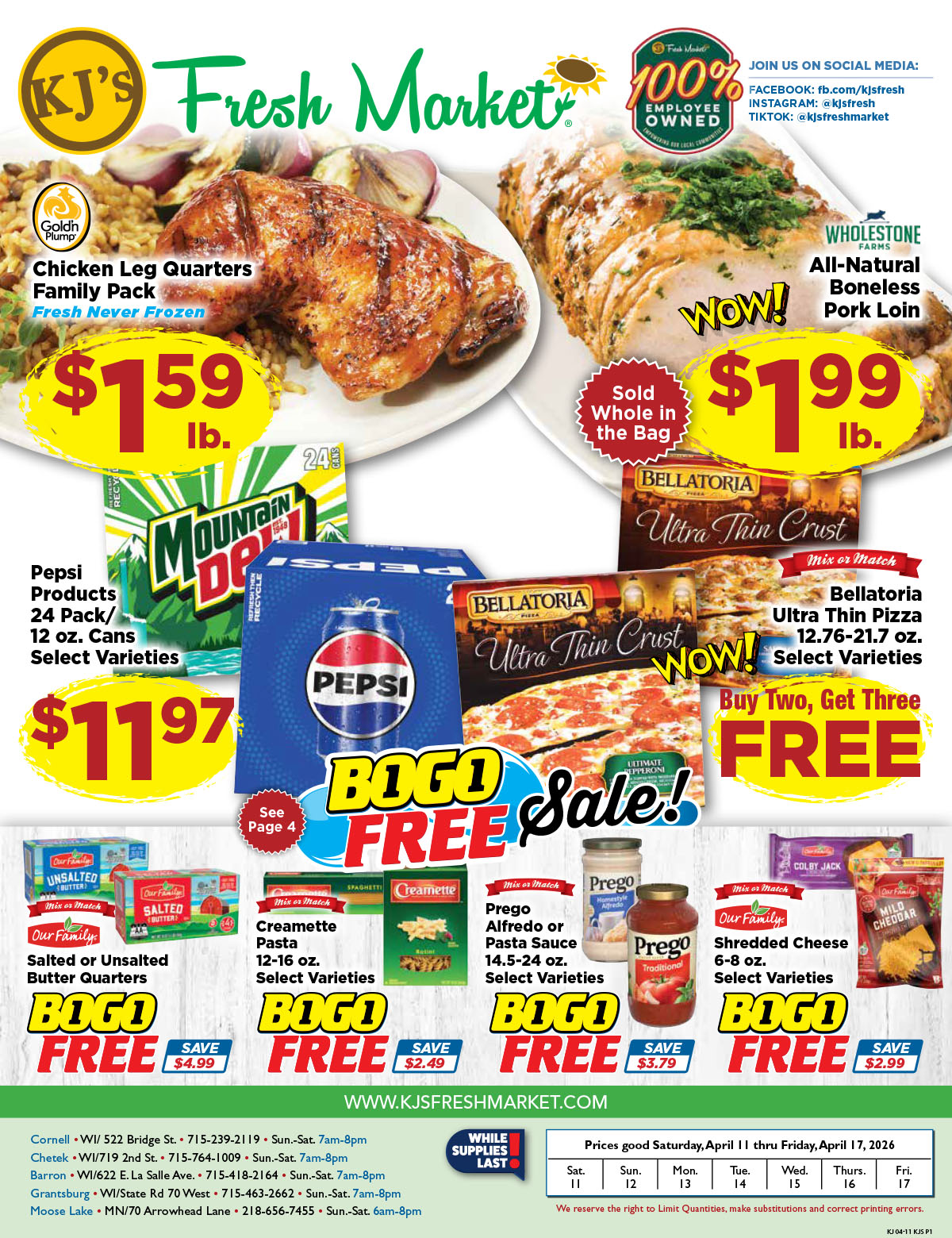 Weekly Ad Page 1