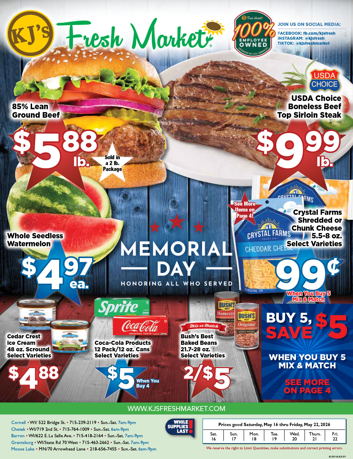 Weekly Ad Page 1