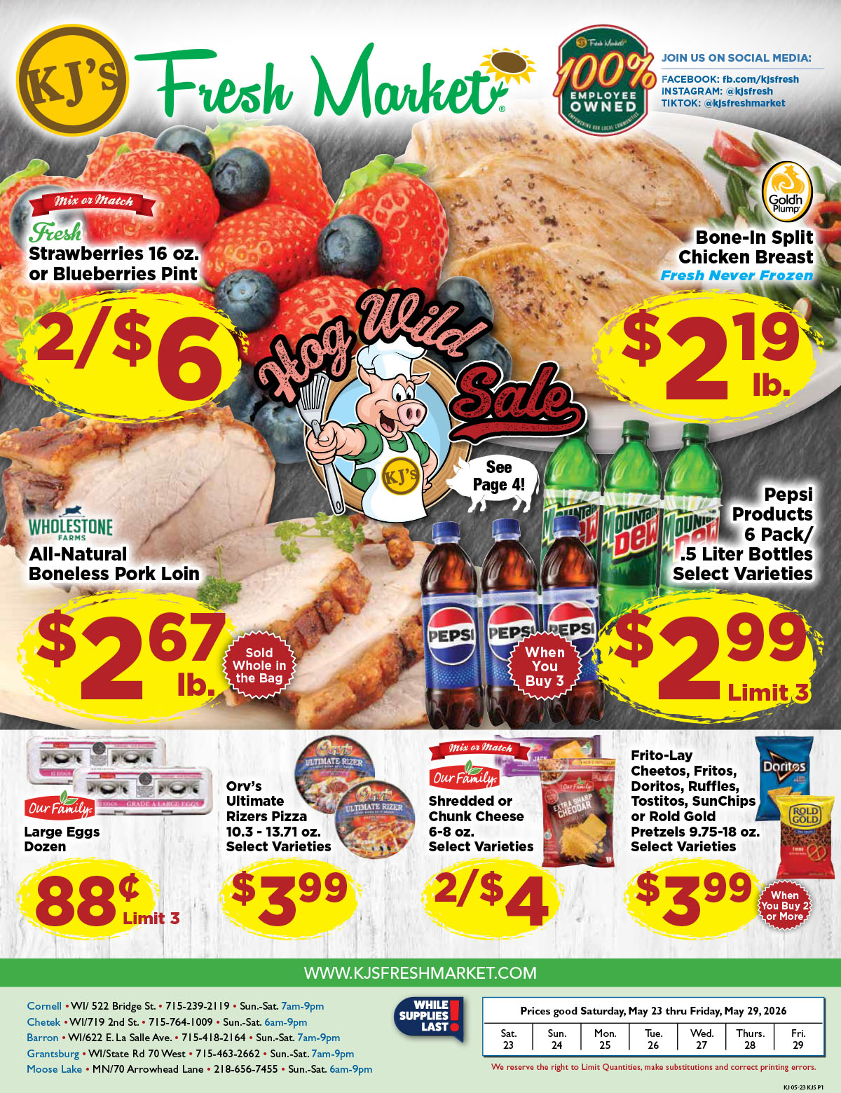 Weekly Ad Page 1