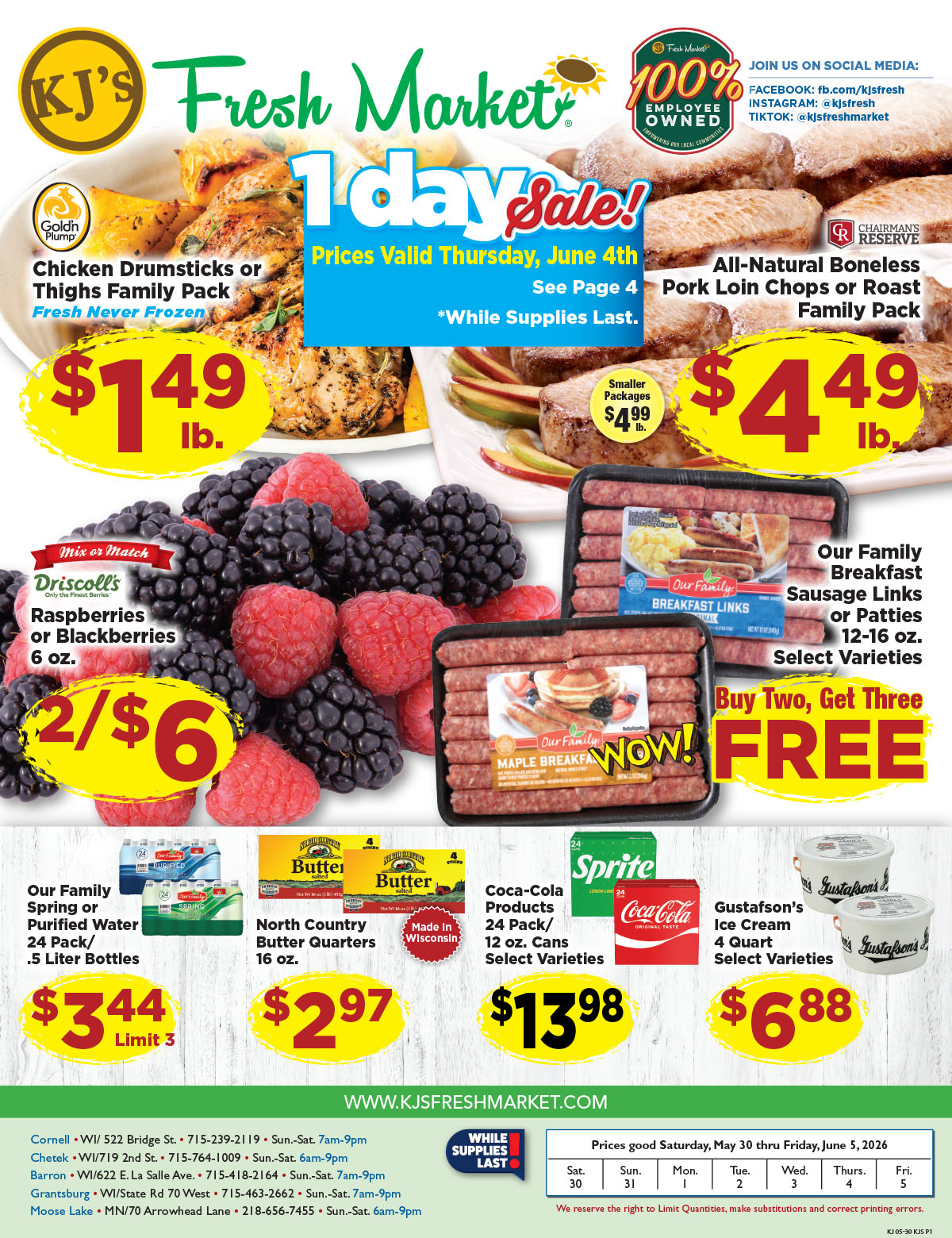 Weekly Ad Page 1