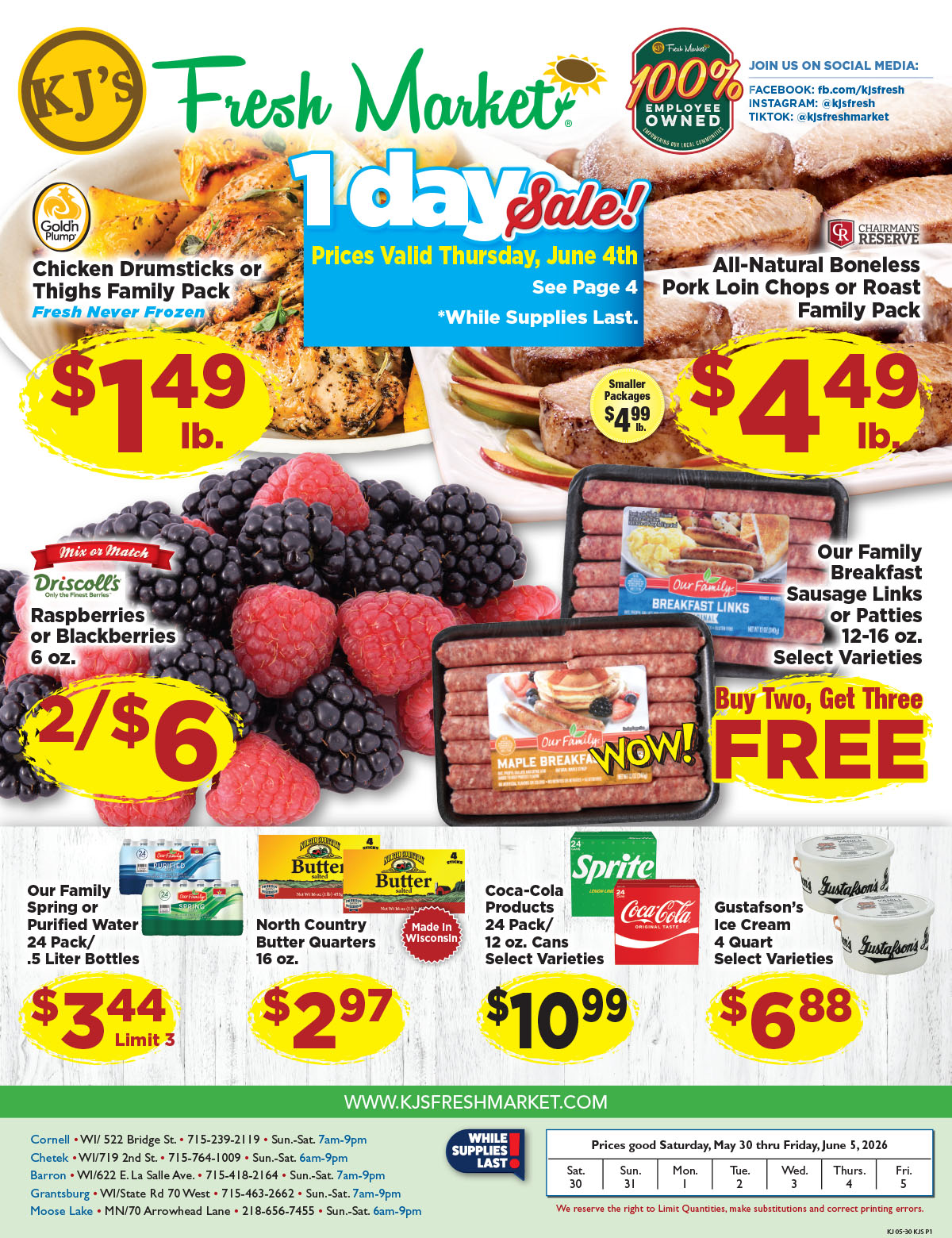 Weekly Ad Page 1