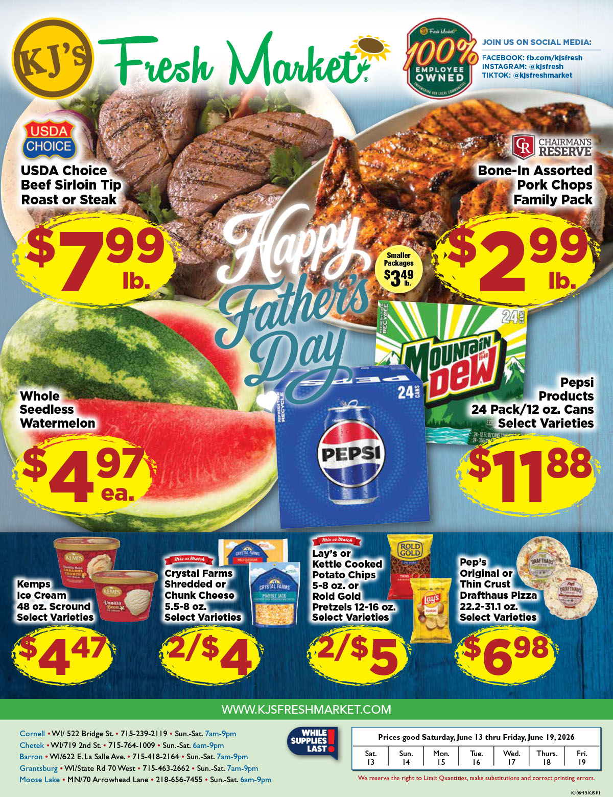 Weekly Ad Page 1