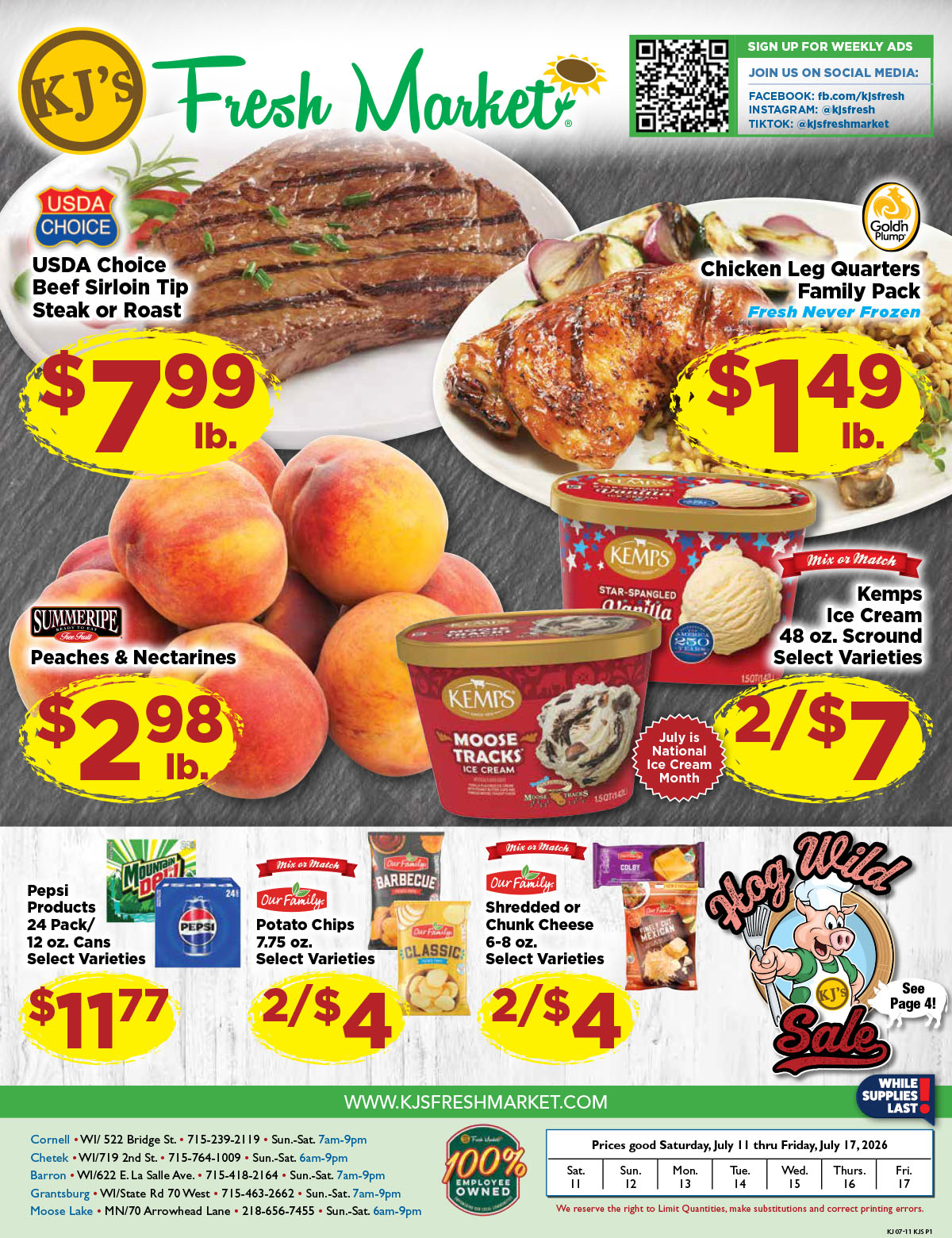Weekly Ad Page 1