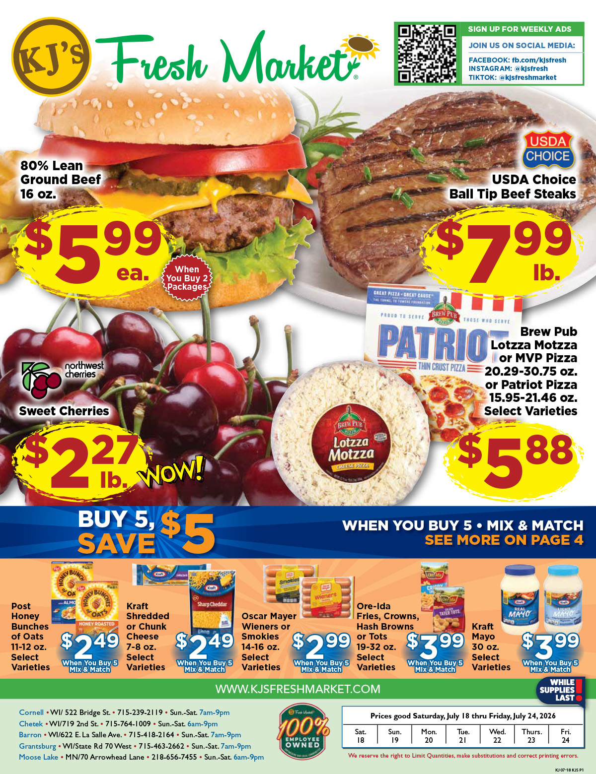 Weekly Ad Page 1