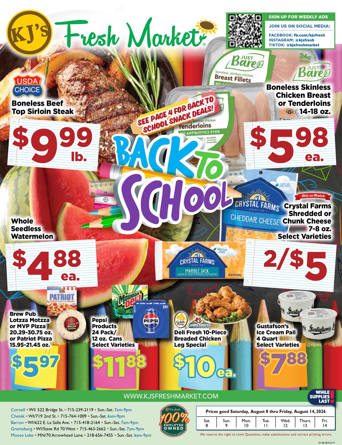 Weekly Ad Page 1