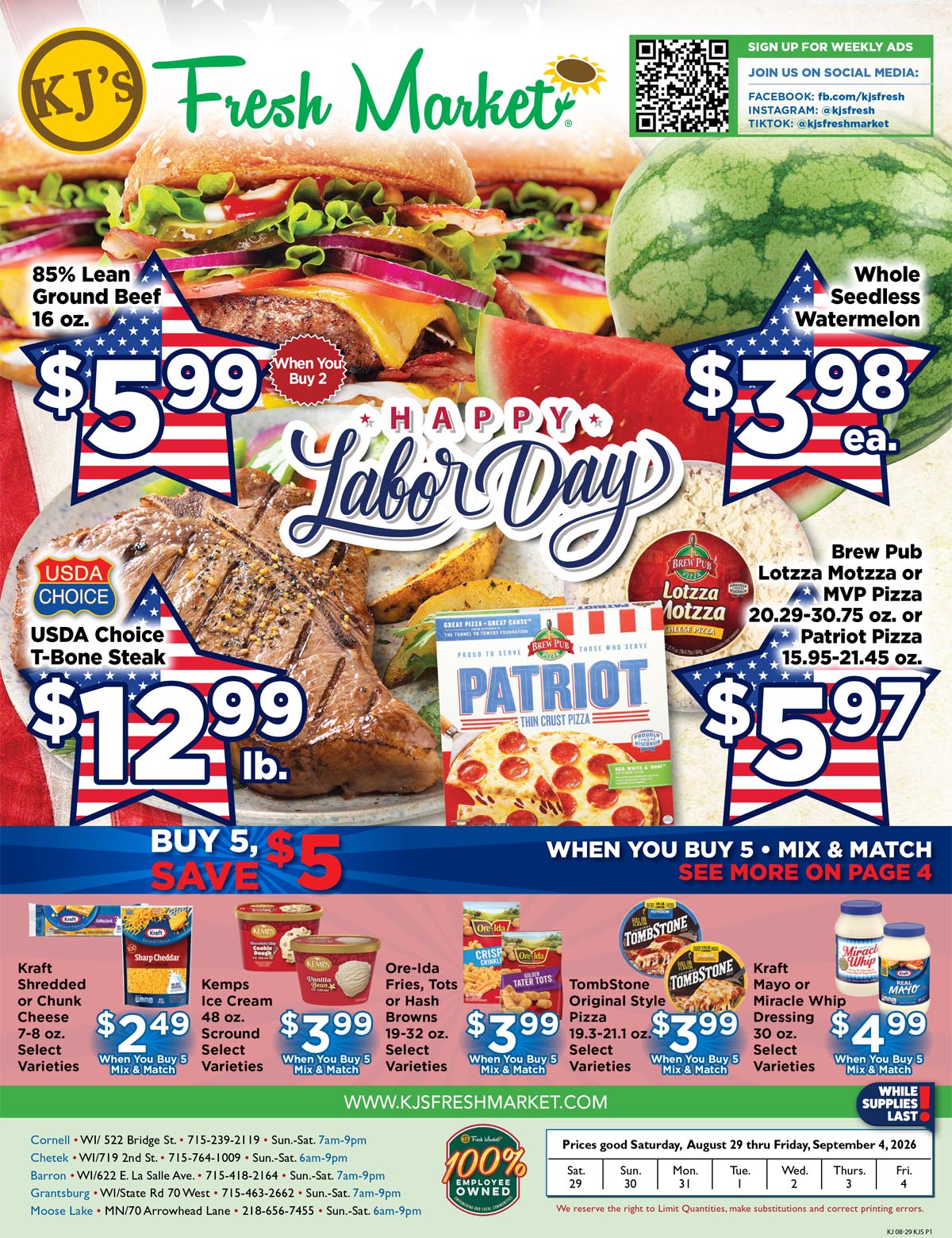Weekly Ad Page 1