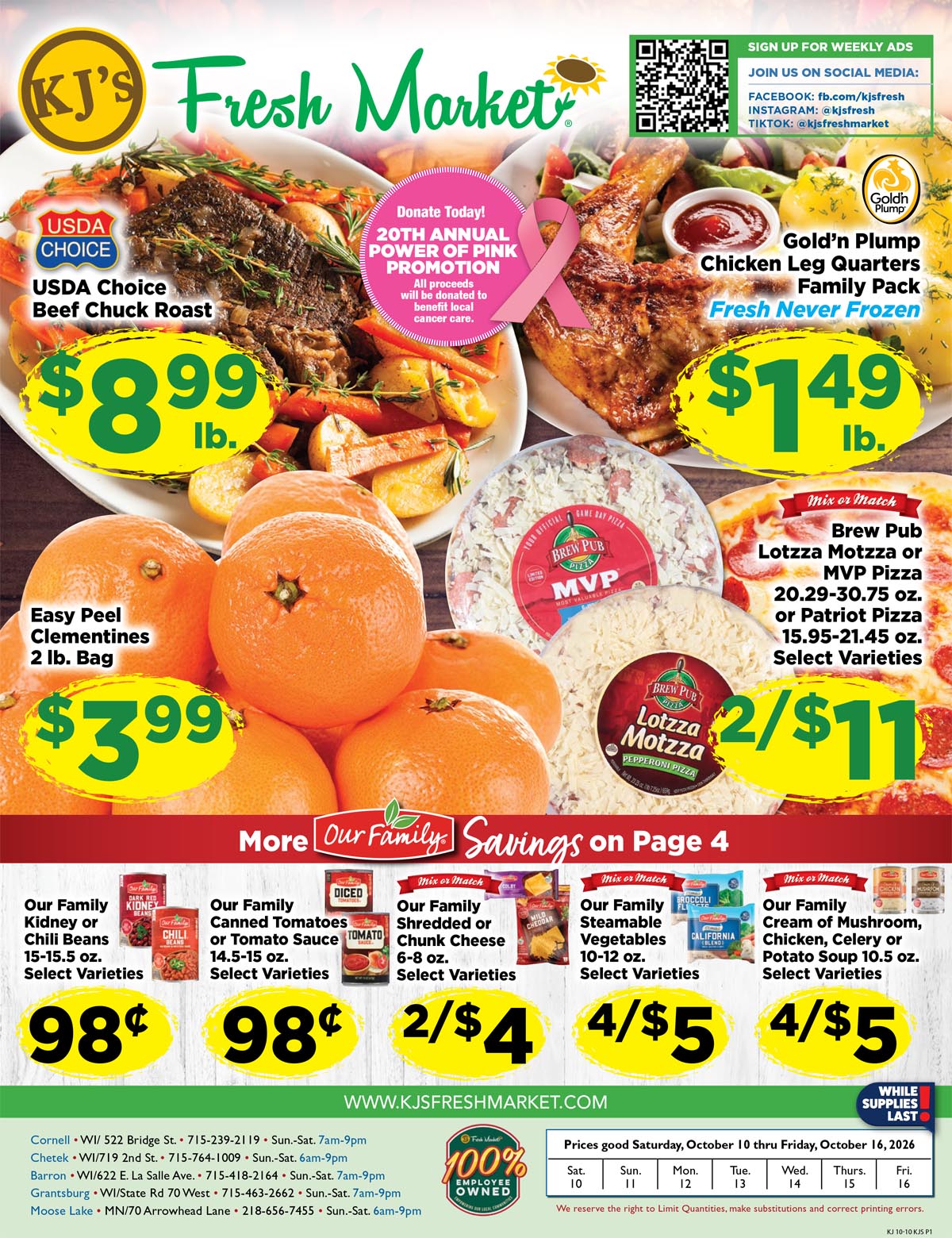 Weekly Ad Page 1