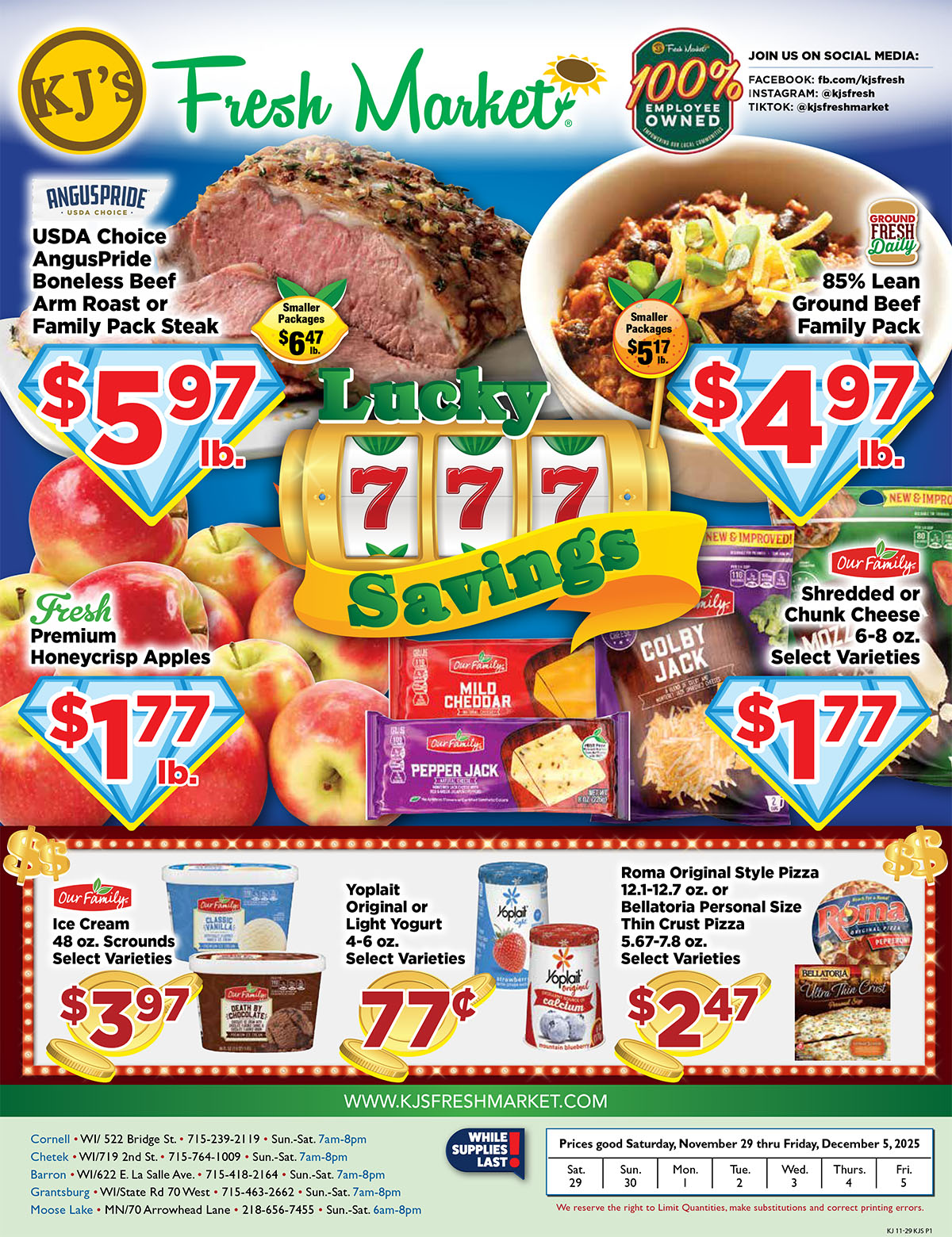 Weekly Ad Page 1