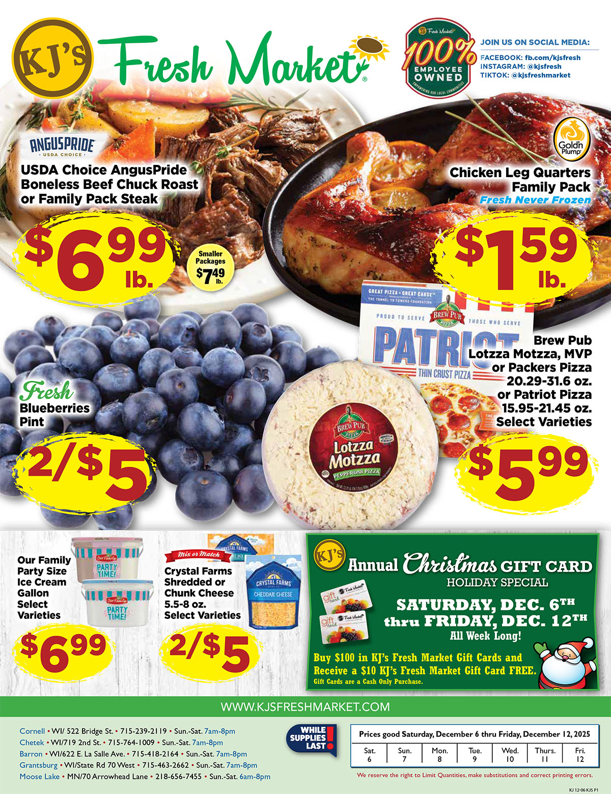 Weekly Ad Page 1