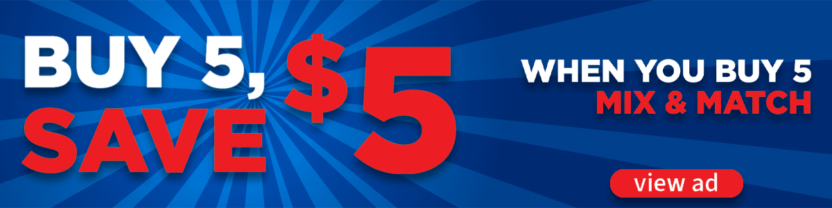 buy 5 save $5
