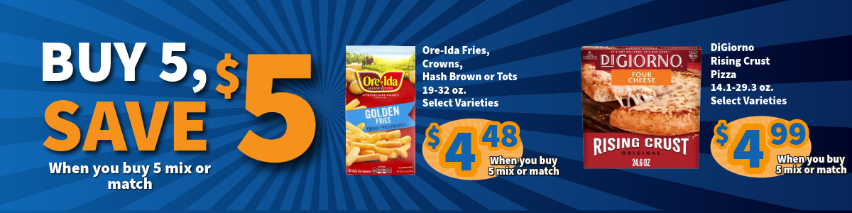 Buy 5 Save $5