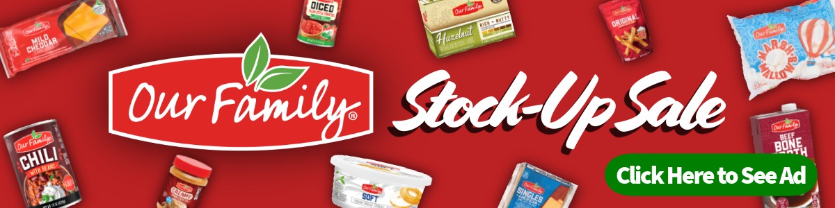 Our Family Stock Up Sale