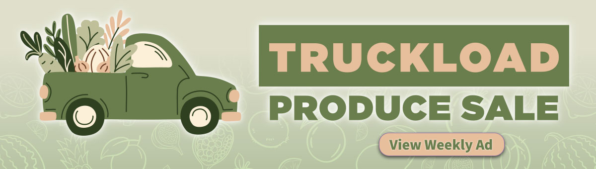Truckload produce sale banner