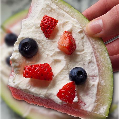 Watermelon Fruit Pizza