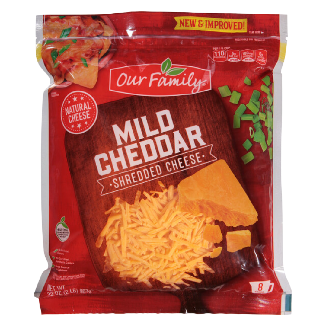 Our Family 32 oz Shredded Cheese